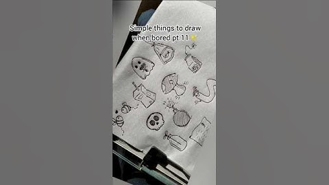 Simple things to draw when bored part 11✨ #doodleart #viral #shorts #cutedrawing #cute