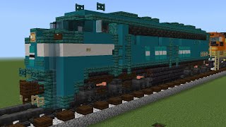 Minecrafting Tutorial - New York Central 4083 E8 Locomotive How to Build