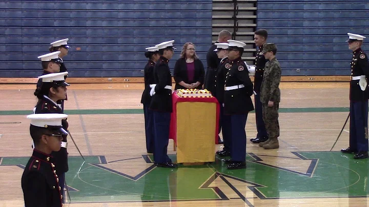 2018 11 8 WHS Marine Corps Birthday w/Janice Bowers
