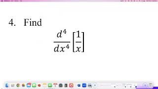 MTH 261 2nd Derivative Examples #1, 2, and 4 on page 58