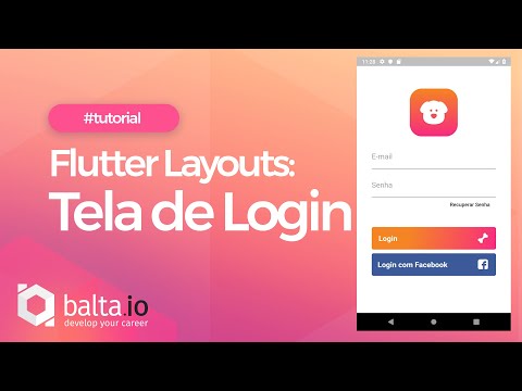 Flutter Layouts: Tela de Login