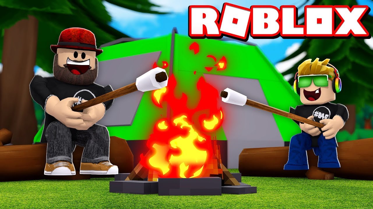 Roasting Marshmallows And Camping With My Dad In Roblox Adopt Me Youtube - roblox adopt me camping