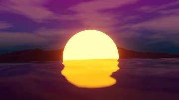 Sunset Vibes 🌅 - Blender 3D (Eevee)