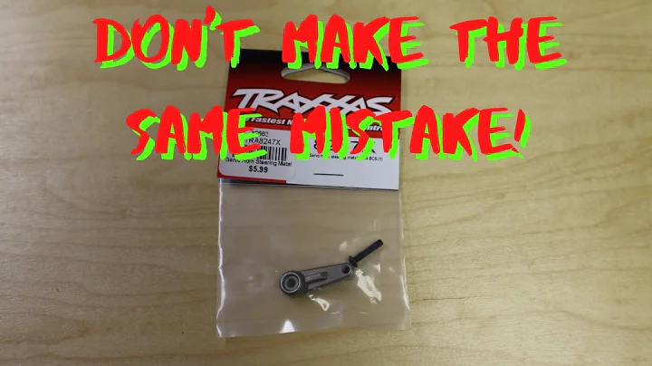 Don't Forget your Traxxas Metal Servo Horn! (Tech Tuesday)