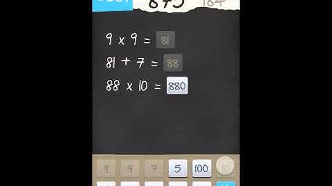 6 Numbers by Brainbow Level 184 Answer Guide