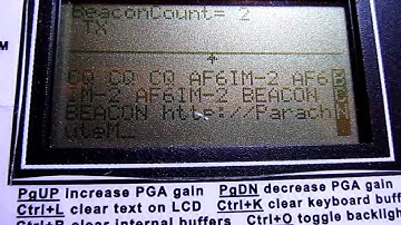 AmQRP NUE-PSK Digital Modem Modified to send  beacons on power Up
