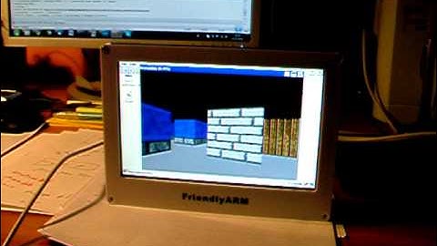 Qt 4.6.2 Raycast Demo on Friendly ARM Mini 2440