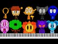 Incredibox Sprunki: Chaotic Good Evolution 🎨 Piano Cover Visualizer #piano #music #visualizer