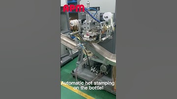 How to hot stamping on bottle