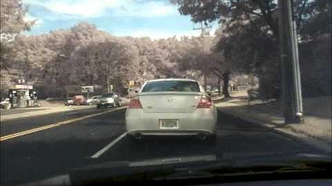 Raspberry Pi + Modified Infrared Webcam + Mobile Power Supply - Test 2