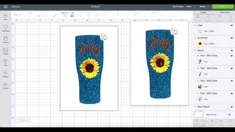 Tumbler Mock-up in Cricut Design Space