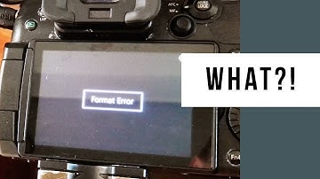 Panasonic GH5 Format Issue Error
