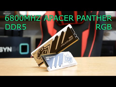 6800MTs APACER PANTHER DDR5 32GB RGB - YouTube