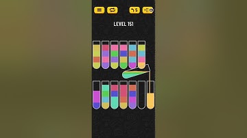 Water Sort Puzzle Level 151 Walkthrough Solution 💦
