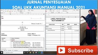 UD Buana - Cara Membuat Jurnal penyesuaian Soal UKK Akuntansi Manual 2021 -Laporan Keuangan