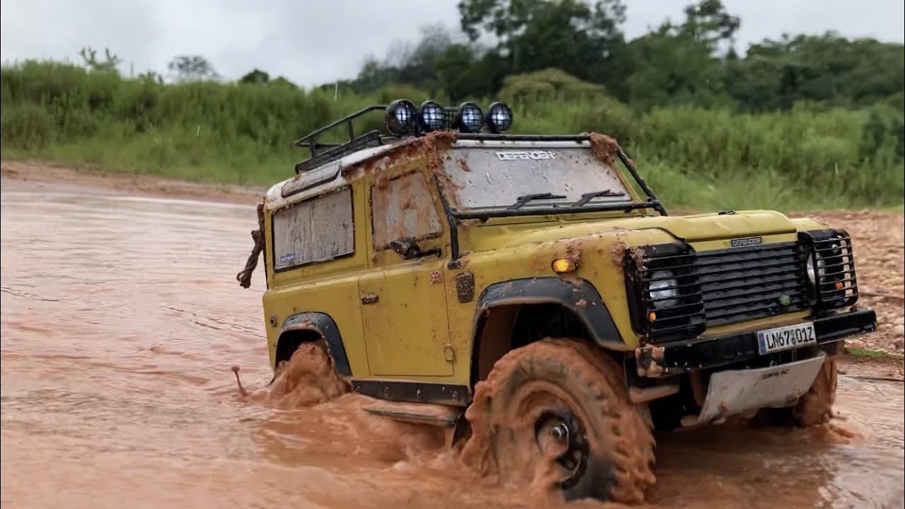 タミヤ CC01 (Tamiya CC-01) RC ラジコン オフロード Defender 90 ラリーカーのように(5) Like a ...