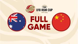 LIVE - Australia v China | FIBA U18 Asia Cup 2026 | FINAL