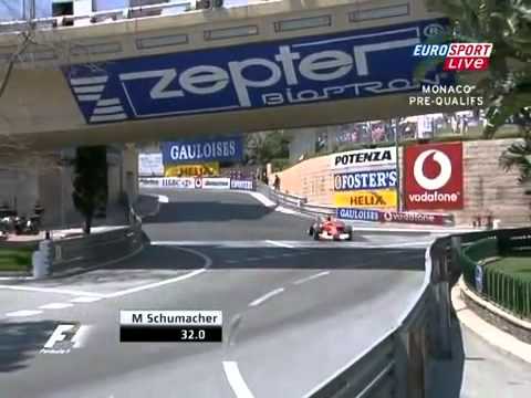 F1 Monaco 2004 Q1 Michael Schumacher Lap