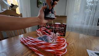 Outdoor Christmas Decorations, 12 Pack Candy Cane Lights Pathway Review, pretty