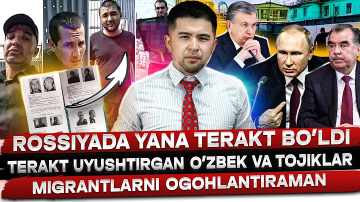 O'ZBEK VA TOJIKLAR ROSSIYADA TERAKT UYUSHTIRISHDI!