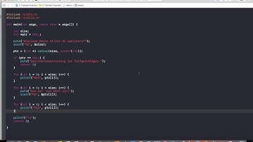 C Programmieren mit Xcode - So verwendest du calloc()