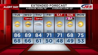 Southwest, Central Virginia Weather | Noon - Tuesday, May 7, 2024