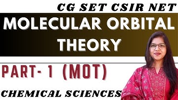 Molecular Orbital Theory  Part-1 | MOT | Chemical Bonding | CSIR NET / CG SET Chemical Science