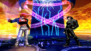 Orochi Element Kyo Destroys Orochi Iori XIII || O.Element Kyo VS O.Iori XIII || 4K 60 FPS ||