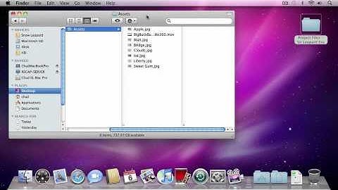 Mac OS X Snow Leopard Tutorial -- Learn How to Organize Files and Folders