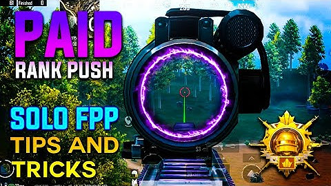 Solo Fpp Paid Rank Push | Solo Conqueror Tips and Tricks | How To Survive Top 10 In Crown 1 Hackers.