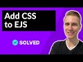 Adding css file to ejs