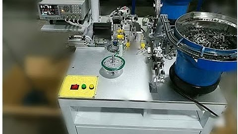 Automatic High Frequency Transformer  Magnetic Core Assembling Taping Testing Machine