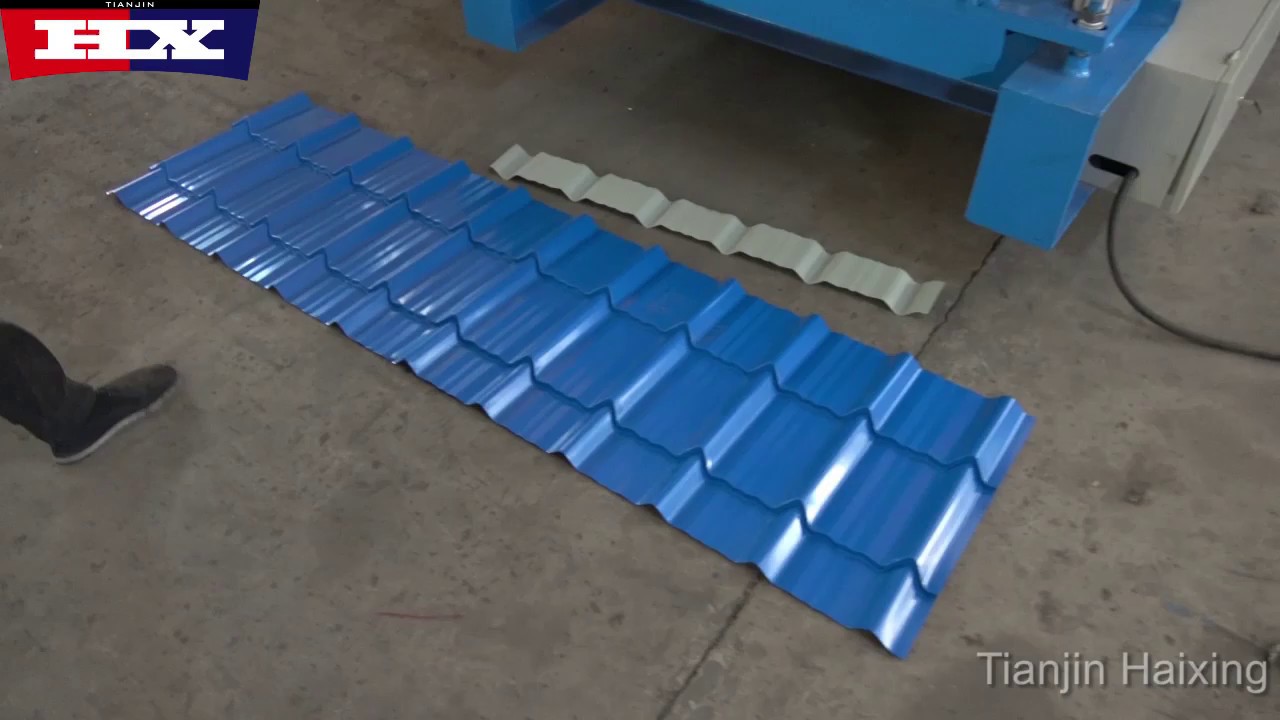 Multi Wave Glazed Roof Machine Steel Tile Making Machine Metal Roofing In 2020 Metal Roof Steel Tiles Making Machine