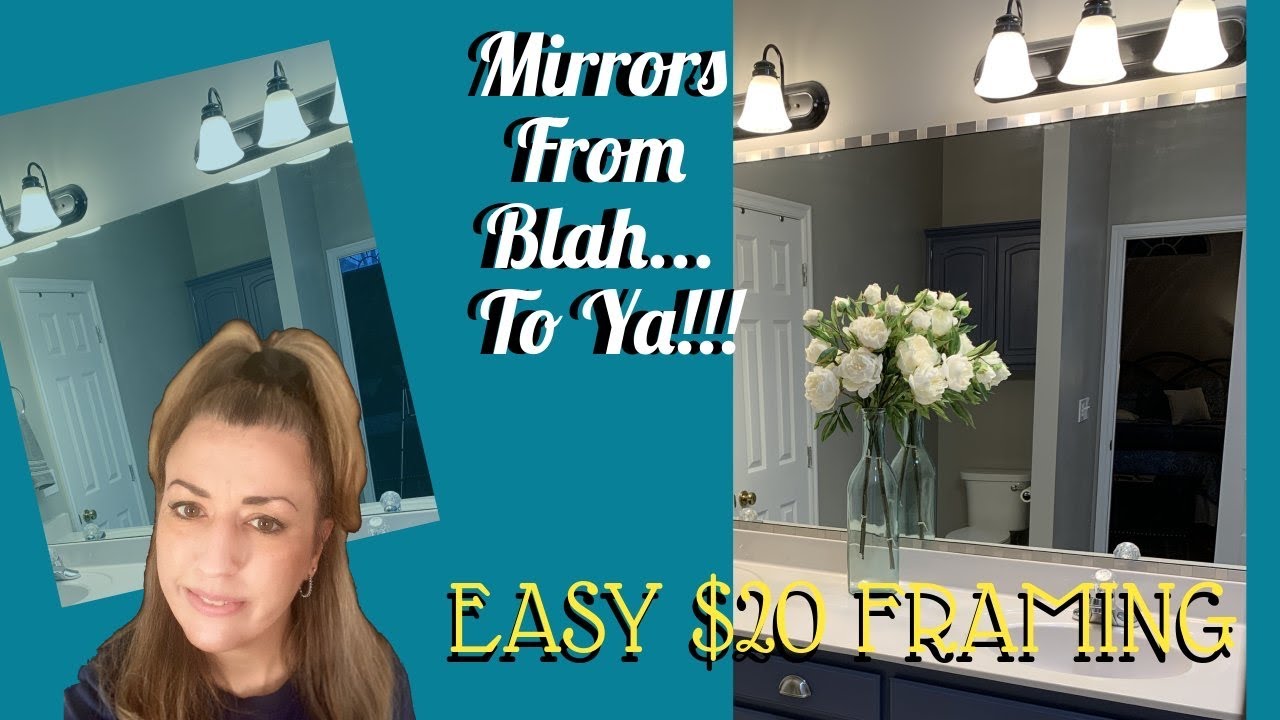 20 Fix for Framing Mirror in Bathroom DIY Beautiful Mirror Border