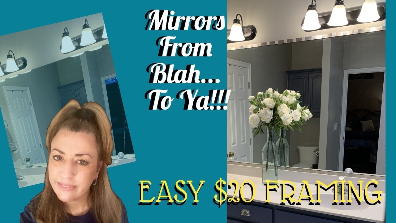 $10 Tape Mirror Hack - 3 Daughters DIY