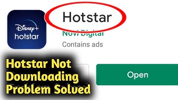Fix Hotstar Not Downloading Problem Solved