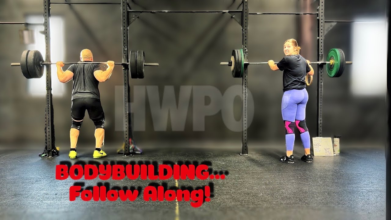 HWPO: BODYBUILDING Leg Day (Follow Along!)