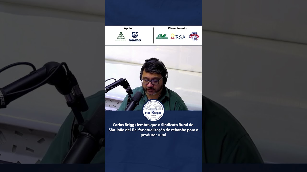 Carlos Briggs lembra que o Sindicato Rural faz atualização do rebanho para o produtor rural
