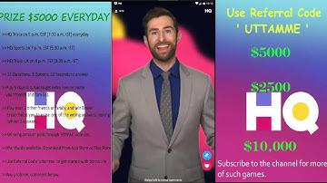 HQ TRIVIA | 30th Jan 2019 | 10 Million Points | Trivia Quiz