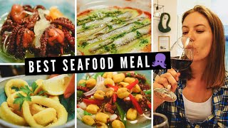 Our NEW FAVOURITE RESTAURANT in Argentina: Eating a SEAFOOD FEAST at Del Azul in Las Grutas