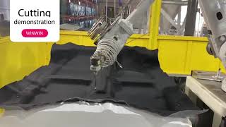 Robotic waterjet cutting demonstration