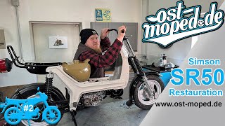 Simson SR50 - Episode 2 - Frame, Tank and Engine