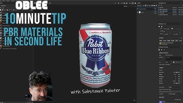 Quick Substance to Second Life PBR Workflow