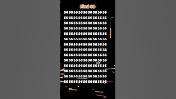 Can you find 65? #puzzle #brainteaser #numberchallenge