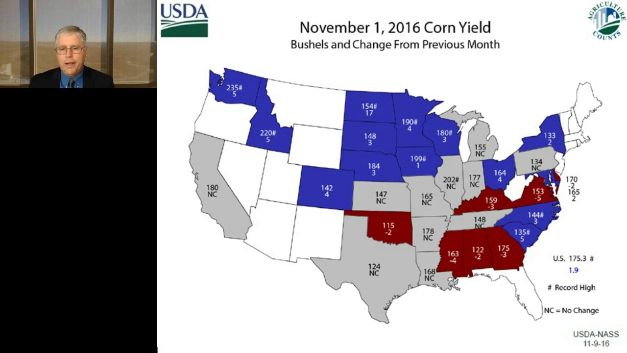 U s election usda crop report market analysis 11 09 2016 youtube