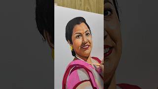 colored pencil commission Portrait ✨️ #shorts #colorpencil screenshot 2