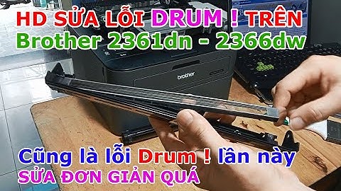 Lỗi open the font cover pull out the drum unit năm 2024