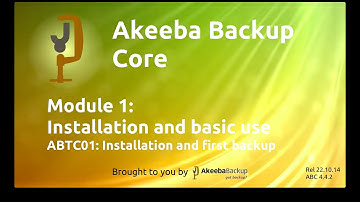 ABTC01   Installation and first backup