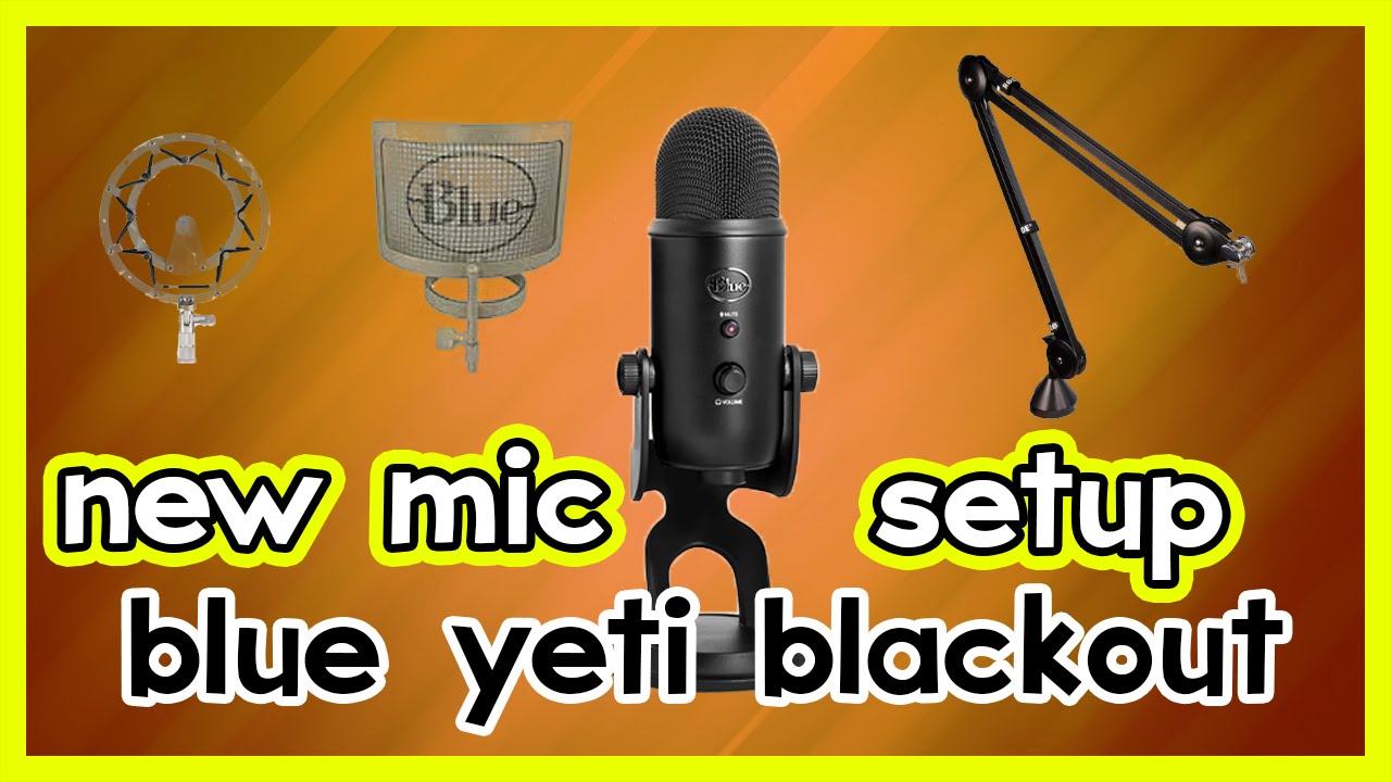 Blue Yeti Blackout Edition Setup and Review - YouTube