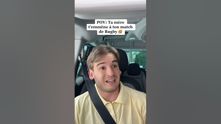 POV: Ta mère t’emmène à ton match de rugby 🏉
